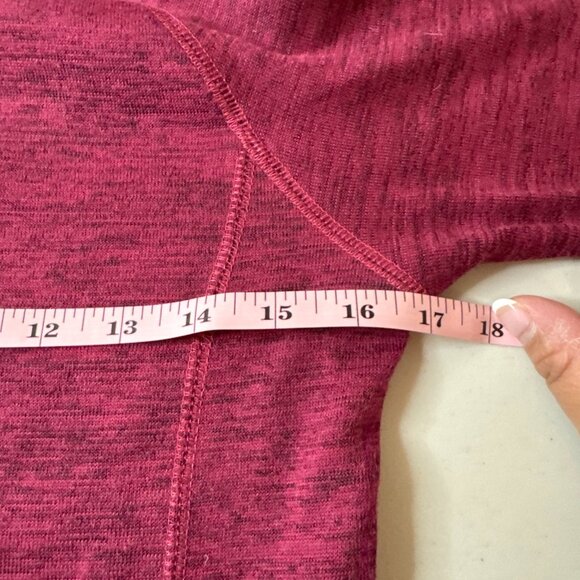 KUHL Berry Pink Cowl Thumbholes Pockets Long Sleeve Knit Dress Small - Picture 5 of 9